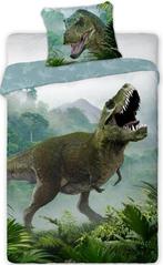 Dinosaurus Dekbedovertrek 140 x 200 - T-Rex - Eenpersoons, Dekbedovertrek, Nieuw, Ophalen of Verzenden, Jongetje