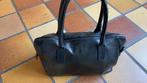 ICCI ZWART LEREN HANDTAS, Gebruikt, Zwart, Minder dan 40 cm, Minder dan 35 cm