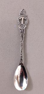 Verzilverd lepeltje letter T, Ophalen of Verzenden, Zilver