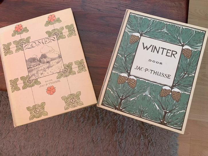 ZOMER EN WINTERBOEK van JAC P THIJSSE met PLAATJES (foto’s ), Boeken, Natuur, Zo goed als nieuw, Natuur algemeen, Ophalen of Verzenden