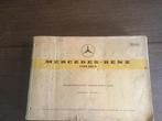 onderdelenboek MERCEDES 180D, Ophalen of Verzenden