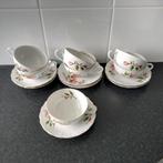 7 wi telling marktleuthen  kop en schotels met magnolia, Antiek en Kunst, Antiek | Servies compleet, Ophalen of Verzenden