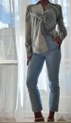 Paisly blouse maat S blauw, Ophalen of Verzenden, Zo goed als nieuw, Maat 38/40 (M), Blauw