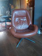 Lederen relax fauteuil, Montel, 75 tot 100 cm, 75 tot 100 cm, Zo goed als nieuw, Ophalen