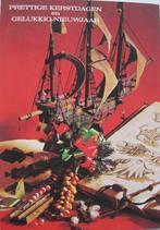 Kerst - Prettige Kerstdagen met scheepje, Verzamelen, Ansichtkaarten | Themakaarten, Verzenden, 1960 tot 1980, Gelopen, Overige thema's