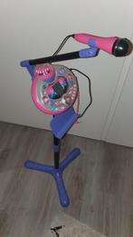 Vtech super startlight microfoon op standaard, karaoke, Kinderen en Baby's, Zo goed als nieuw, Ophalen