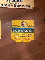 Emaille bordje IH tractoren, Ophalen of Verzenden, Zo goed als nieuw, Auto's