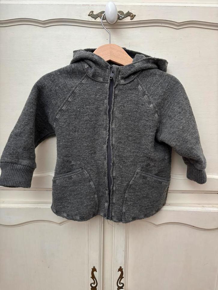 Wollen jasje Engel Natur 74/80, Kinderen en Baby's, Babykleding | Maat 80, Zo goed als nieuw, Jongetje of Meisje, Jasje, Ophalen of Verzenden