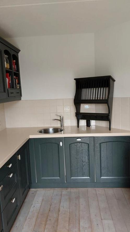 Complete keuken in hoekopstelling inclusief apparatuur, Huis en Inrichting, Keuken | Complete keukens, Gebruikt, Hoekkeuken, Ophalen