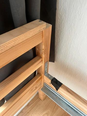 Vesteröy matras 160 x 200 IKEA met lattenbodem en bedframe - afbeelding 5