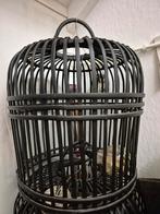 Twee bamboe lampenkappen., Huis en Inrichting, Ophalen, Gebruikt, Minder dan 50 cm