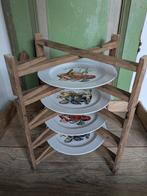 Houten bordenrek /vlaaienrek, Ophalen of Verzenden
