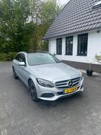 Mercedes C-Klasse C220 CDI 2.1 125KW A7 Estate 2016 Grijs, Origineel Nederlands, Te koop, Zilver of Grijs, 5 stoelen