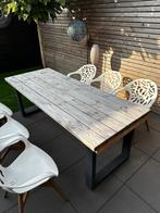 Tuintafel, Ophalen, Gebruikt, Rechthoekig, Hout