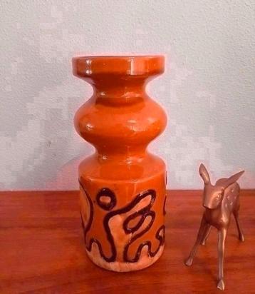 Mooi vintage fat lava vaas VEB Haldensleben 3077A beschikbaar voor biedingen