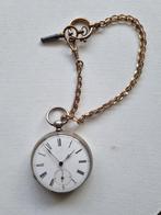 Zakhorloge cylindre 4 rubis, Ophalen of Verzenden, Staal, Overige merken