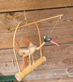 Windmobiel leuke vogel hout, Tuin en Terras, Ophalen, Zo goed als nieuw