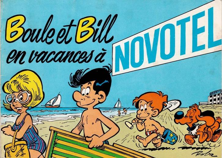 Boule et Bill en vacances à Novotel, Boeken, Stripboeken, Zo goed als nieuw, Eén stripboek, Ophalen of Verzenden