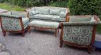 Exclusieve frans /italiaanse bank met fauteuils, Antiek en Kunst, Antiek | Meubels | Stoelen en Banken, Ophalen
