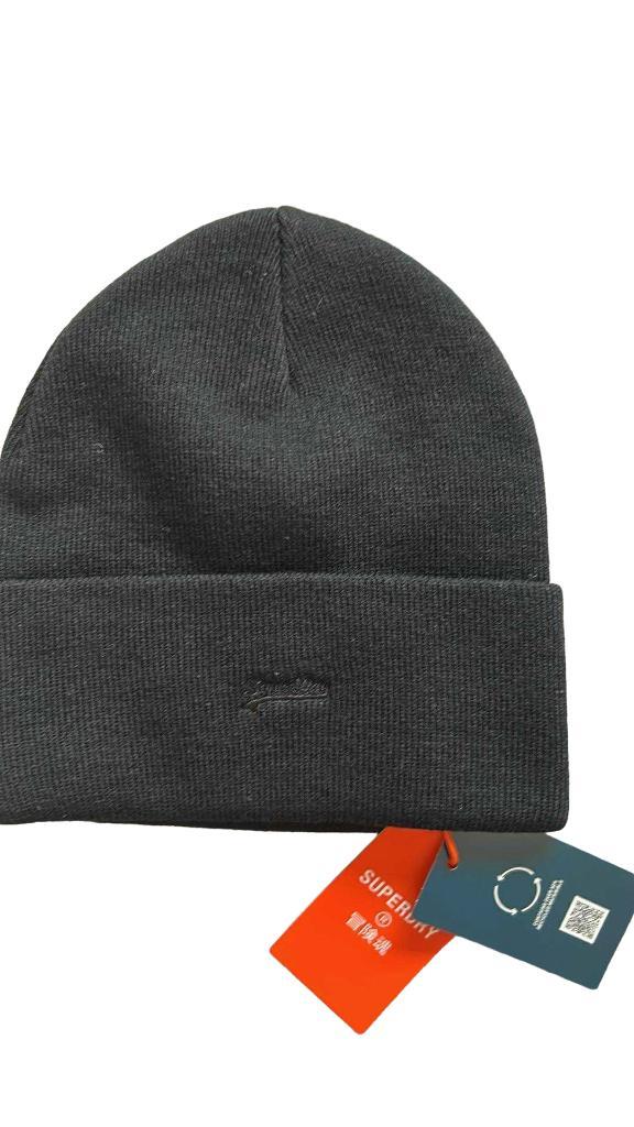 Superdry zwarte muts – Nieuw met label,, Kleding | Heren, Mutsen, Sjaals en Handschoenen, Nieuw, Muts, Overige maten, Ophalen of Verzenden