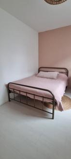 Bed Vipack Boston brons 140x200cm, Ophalen, Gebruikt, Overige kleuren, Tweepersoons