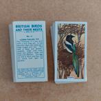 British Birds and Their Nests compl set 20 vogel trade cards, Ophalen, Gebruikt