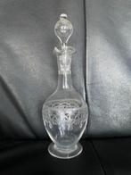 Antiek-vintage klein glazen karaf mooi geslepen en origineel, Antiek en Kunst, Antiek | Glas en Kristal, Verzenden