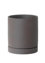 Ferm Living Sekki Pot 6x Medium & 7x Large pot Charcoal, Ophalen, Nieuw, Rond, Minder dan 60 cm