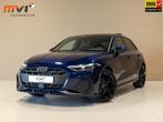Audi A3 Sportback 35 TFSI S edition / 150pk / Panorama dak /, Auto's, 1300 kg, Zwart, Blauw, Leder en Stof