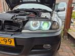 BMW E46 sedan/touring koplampen xenon angel eyes, Gebruikt, ., Ophalen of Verzenden, .