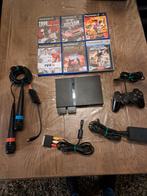 PlayStation 2 Zwart met Games en Controller, Spelcomputers en Games, Spelcomputers | Sony PlayStation 2, Ophalen, Met 1 controller