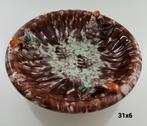 Grote vintage Jasba keramische druipglazuur fruitschaal, Ophalen of Verzenden