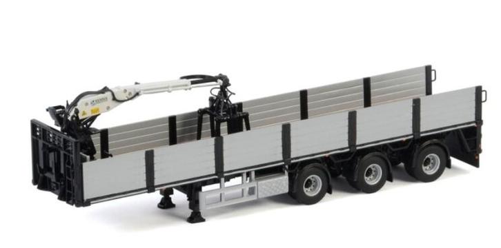 WSI STENENTRAILER 3 ASSER, Hobby en Vrije tijd, Modelauto's | 1:50, Nieuw, Bus of Vrachtwagen, Wsi, Ophalen of Verzenden