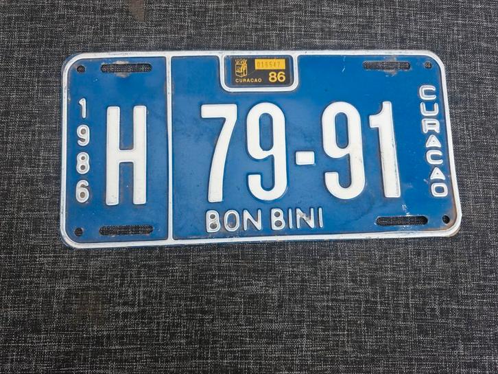 Curacao kentekenplaat nummerbord Curaçao nummerplaat License, Verzamelen, Automerken, Motoren en Formule 1, Gebruikt, Auto's, Ophalen of Verzenden