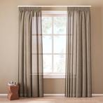 Nous living beige inbetween gordijn weekend 2x 280x270, 200 cm of meer, Beige, Ophalen of Verzenden, Zo goed als nieuw
