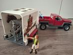 Schleich Pick-up met Paardentrailer, Ophalen of Verzenden, Zo goed als nieuw, Jongen of Meisje