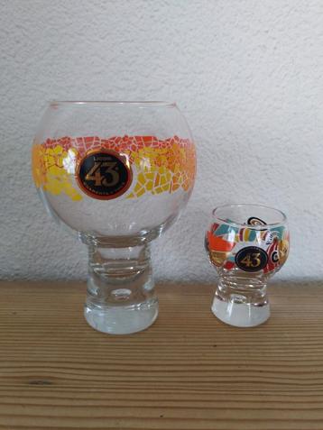 Licor 43, ballonglas en shotglaasje beschikbaar voor biedingen