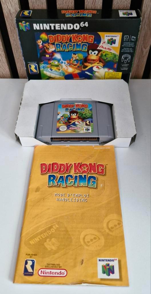 Diddy Kong Racing N64 - Compleet in Doos!, Spelcomputers en Games, Games | Nintendo 64, Gebruikt, Racen en Vliegen, 3 spelers of meer