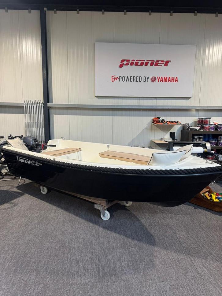 Topcraft 405 Classic - Yamaha 8pk el start - Dekzeil, Watersport en Boten, Sloepen, Zo goed als nieuw, Tot 10 pk, 3 tot 6 meter