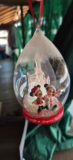 Disneyland Kerstornament Mickey & Minnie, Ophalen of Verzenden, Mickey Mouse, Zo goed als nieuw