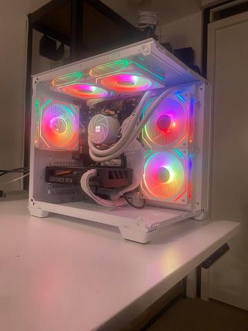 Krachtige Witte Game Pc | Rtx 4060 | Watergekoeld beschikbaar voor biedingen