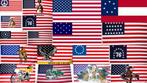 Amerikaanse vlaggen, Country & Western vlaggen, patches, Nieuw, Verzenden