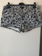 korte broek 40 blauw/creme NIEUW, Maat 38/40 (M), Kort, Blauw, Nieuw