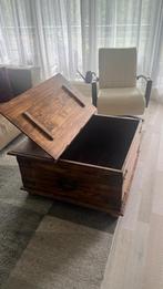 koloniale salontafel, Huis en Inrichting, Tafels | Salontafels, Ophalen, Gebruikt, 100 tot 150 cm, Koloniaal
