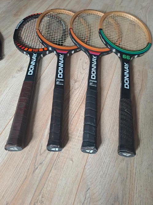 Vintage Donnay Borg Pro, Allwood, 66 Tennisrackets, Sport en Fitness, Tennis, Gebruikt, Racket, Ophalen of Verzenden