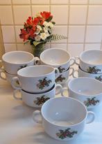 Sfeervolle kerst soepkommen., Huis en Inrichting, Keuken | Servies, Gebruikt, Ophalen of Verzenden, Kom(men), Overige stijlen