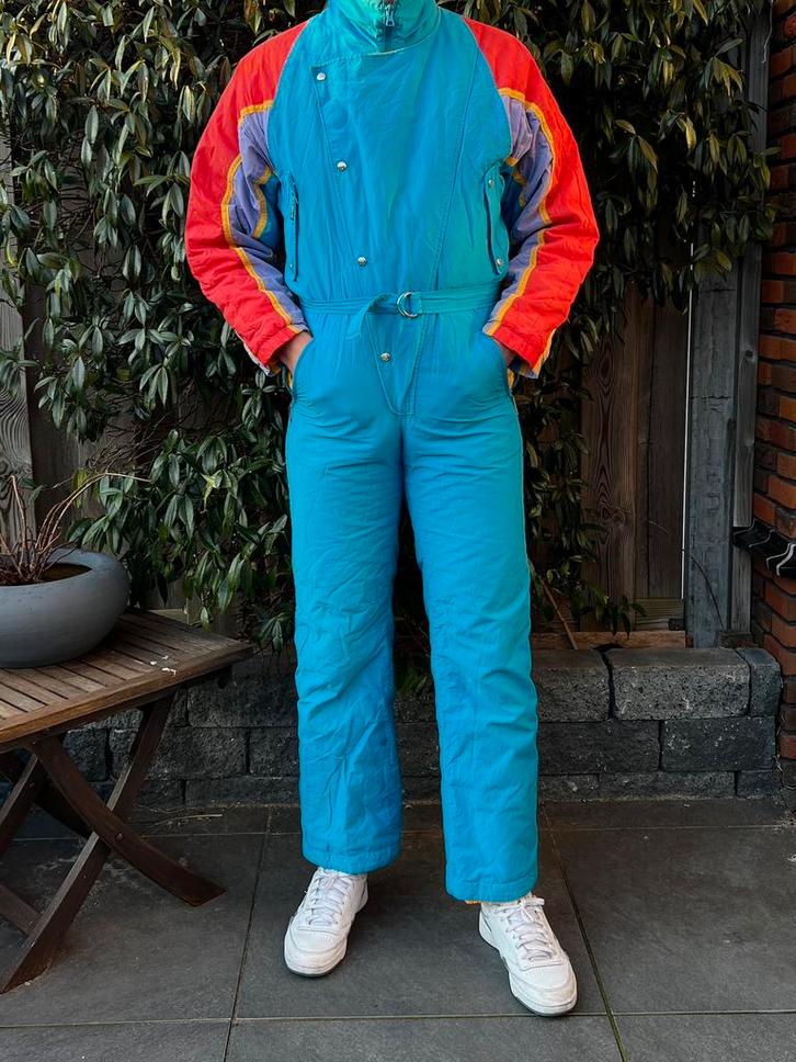 Vintage Retro Skipak M, Kleding | Heren, Wintersportkleding, Gedragen, Pak, Maat 48/50 (M), Ophalen of Verzenden