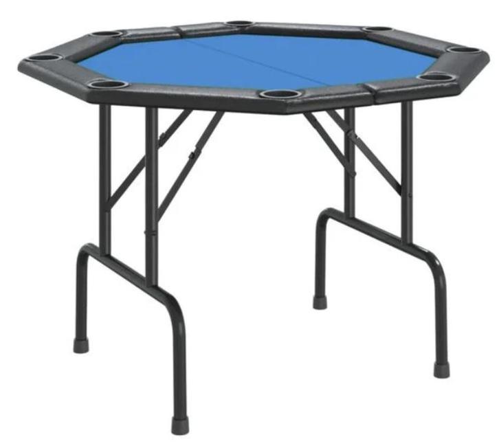 Pokertafel pokertafelblad 8 spelers inklapbaar GRATIS BZRGD!, Hobby en Vrije tijd, Gezelschapsspellen | Kaartspellen, Nieuw, Verzenden