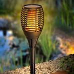 Grundig LED Solarlamp met Vlameffect, Tuin en Terras, Buitenverlichting, Minder dan 50 watt, Staande lamp, Nieuw, Ophalen of Verzenden