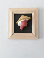 JEMA HOLLAND lijstje met keramiek vrouwen figuur igst, Antiek en Kunst, Verzenden